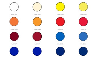 roland curtains pvc color chart sample