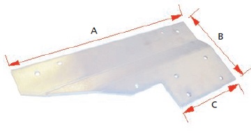 TOP PLATE w/o ROLLERS - LEFT