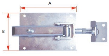ZINC LOCAL LINER LOCK W/ CATCHER