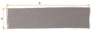 Black Webbing (Nethanger roller strap) 45mm x 200mm