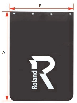ROLAND LOGO MUDFLAP 36”