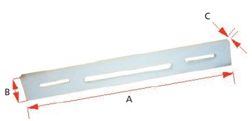 UHMW SLIDE PAD