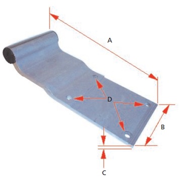ALUMINUM DOOR HINGES W/ BUSHING