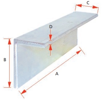 REAR CLOSEOUT ANGLE FOR PELMET