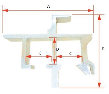 USD ALUMINUM ROOF RAIL