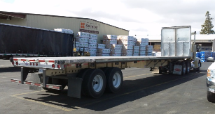 Curtainside Trailer Conversion - pre-conversion of a flatbed trailer