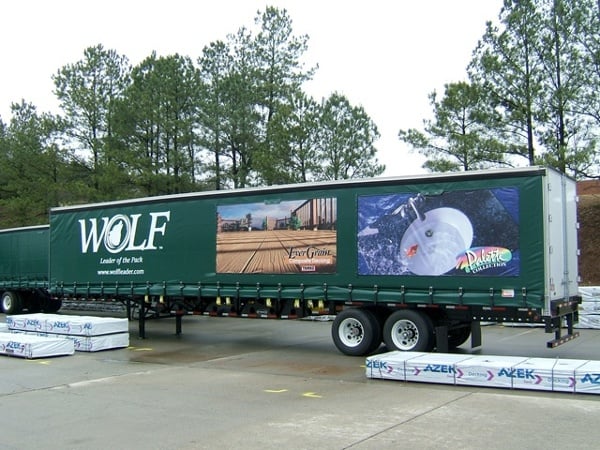 Digital Graphics for Curtainside Trailers