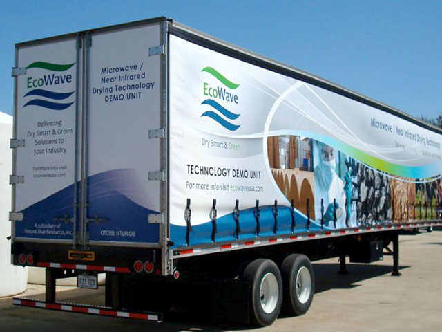 Ecowave Curtainside trailer graphics