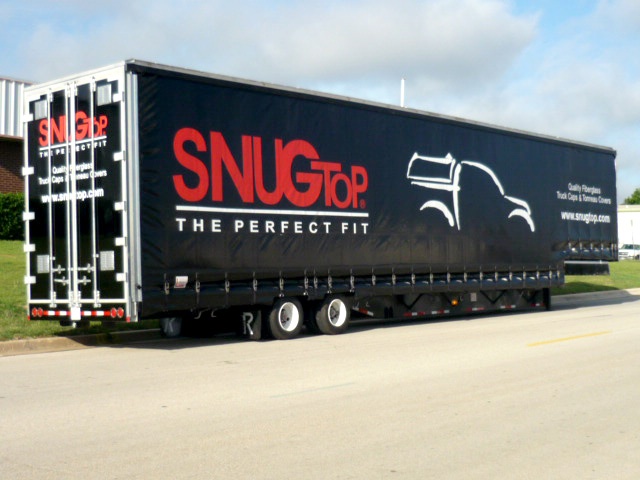 SnugTop curtainside trailer graphic